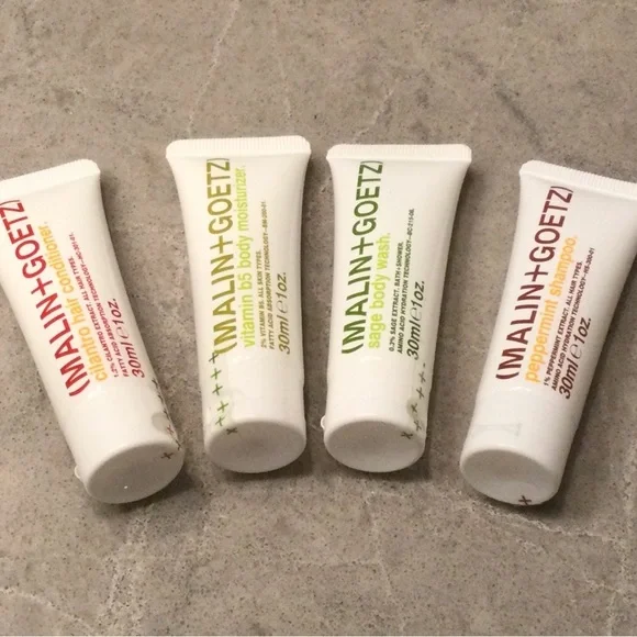 Malin + Goetz 1 oz. travel size shampoo, conditioner, body wash & lotion - Picture 2 of 3